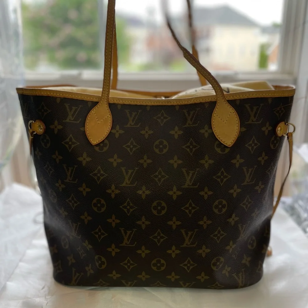 Louis Vuitton Monogram Neverfull - Size MM - Picture 1 of 9